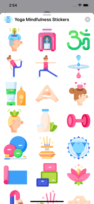 Yoga Mindfulness Stickers(圖1)-速報App