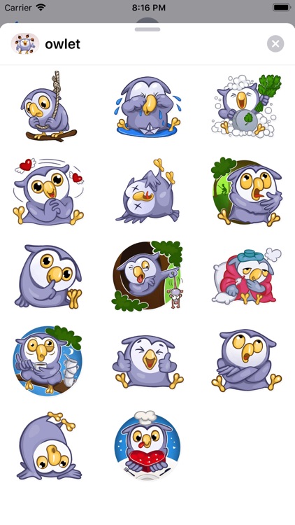 Owlet Stickers - fc
