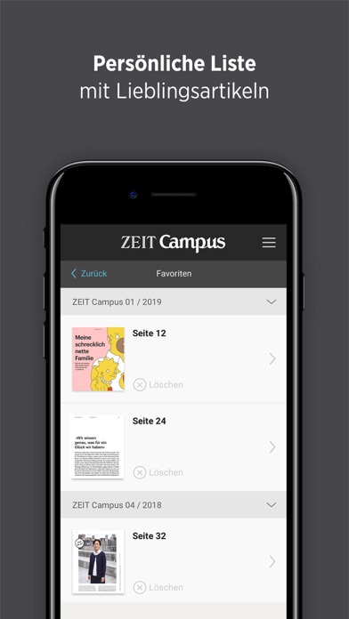 How to cancel & delete ZEIT Campus from iphone & ipad 4