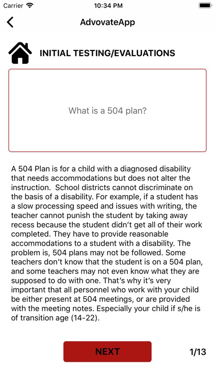 Special Education Advocate App screenshot-4