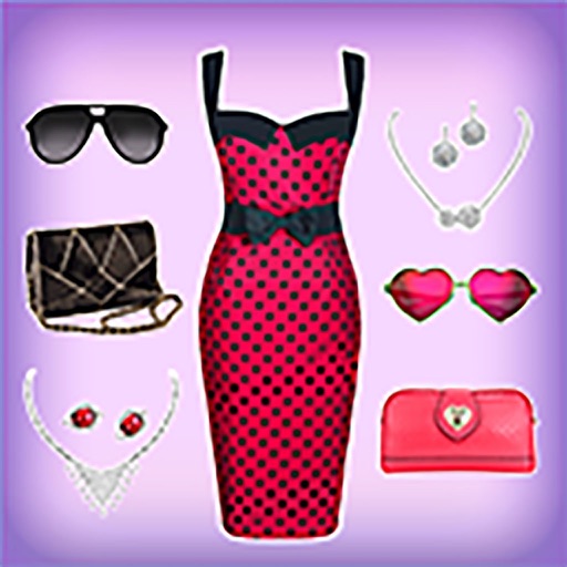 Girls Dress Up Stickers iOS App