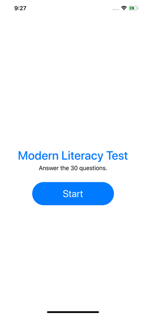 Modern Literacy Test