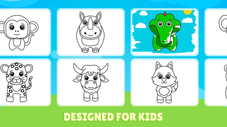 Colouring game kids toddlers screenshot-4