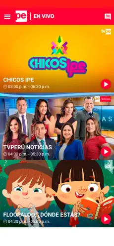 Captura de Pantalla 1 APP TV PERÚ iphone