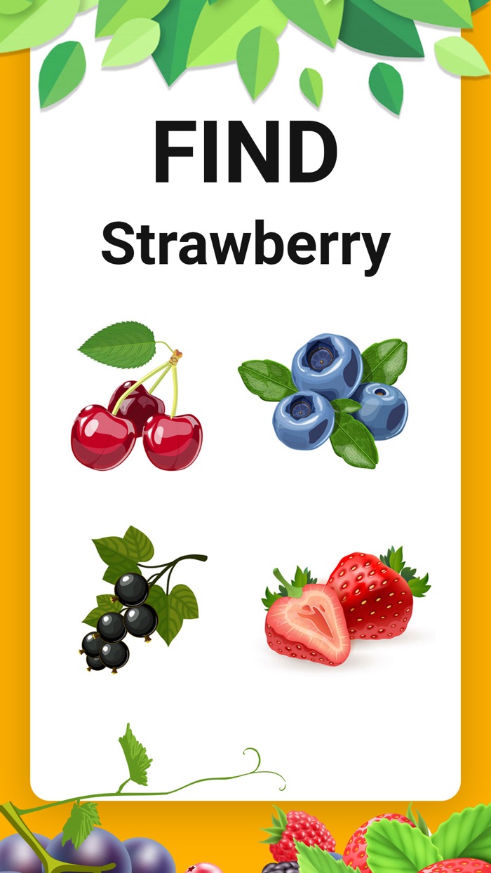 Fruits  Berries Names - Quiz