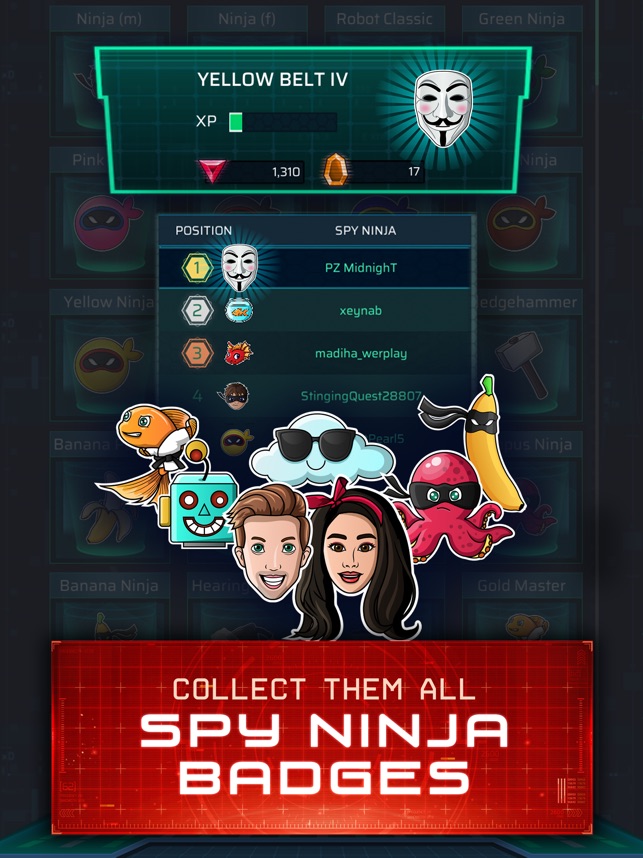 Spy Ninja Network Chad Vy On The App Store - becoming a ninja roblox project ninja youtube