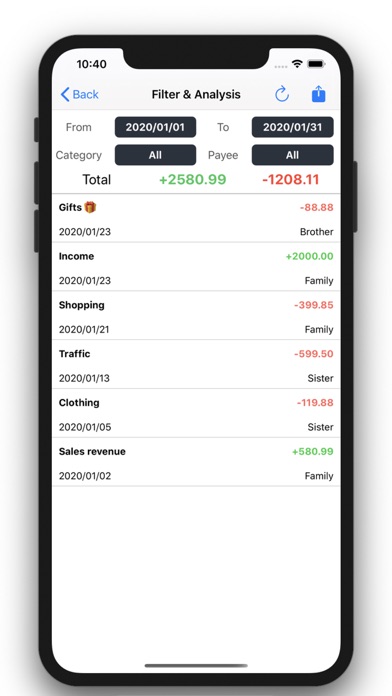 Screenshot #3 pour Daily Expense-Spending Tracker