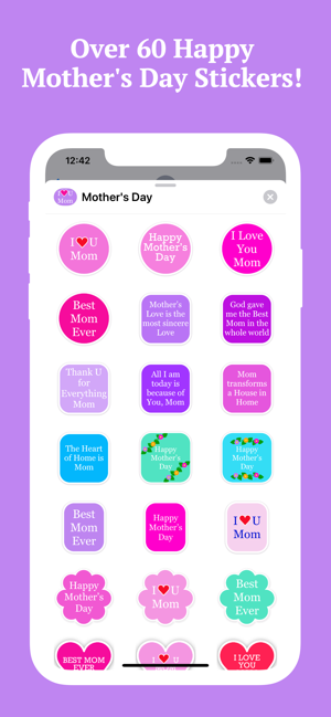 Happy Mothers Day Stickers!