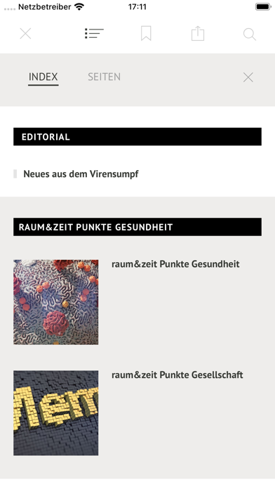 raum&zeit Magazin screenshot 2