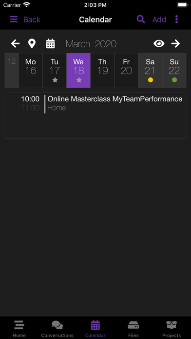 MyTeamPerformance screenshot 2