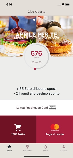 SCARICARE APP ROADHOUSE