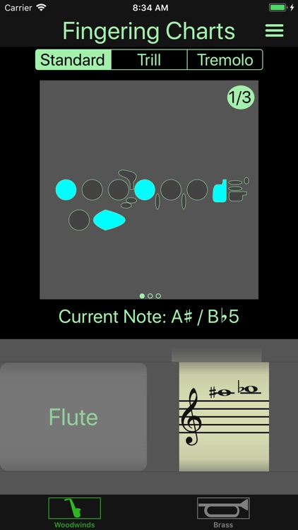 Instrument Fingering Charts