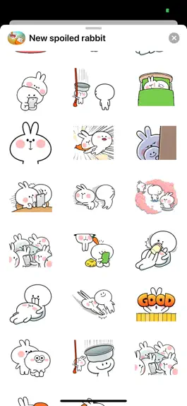 Game screenshot Top Spoiled rabbit Stickers hack