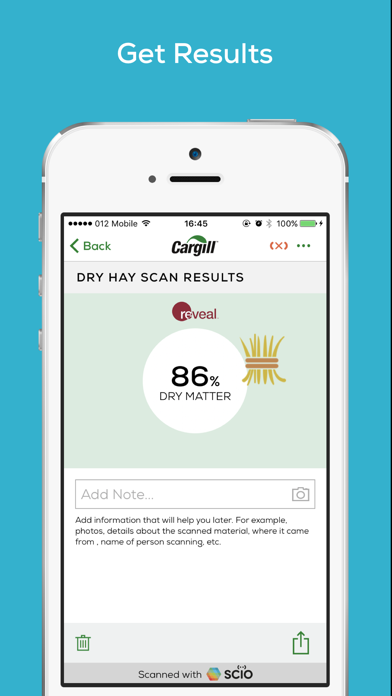 Cargill Reveal, utilizing SCiO screenshot 3