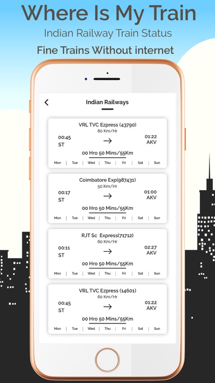 Indian train status