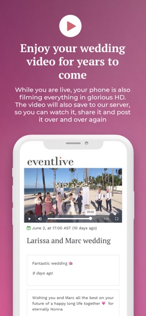 EventLive Live Stream Wedding(圖6)-速報App