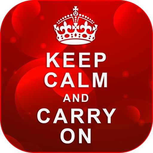 Keep Calm- keep clam creator iOS App