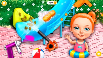 How to cancel & delete Sweet Baby Girl Cleanup 4 - House Makeover, Pony Care & BBQ Pool Party from iphone & ipad 4