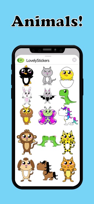 Lovely Stickers - Cute emojis(圖6)-速報App