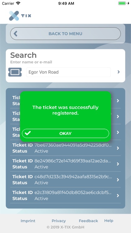 X-TIX Ticket Scanner screenshot-5
