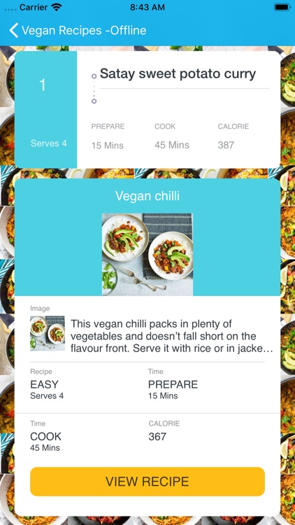 Vegan Recipes-Offline screenshot-6