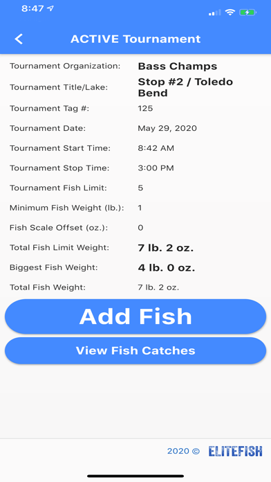 EliteFish Tournament Pro screenshot 3
