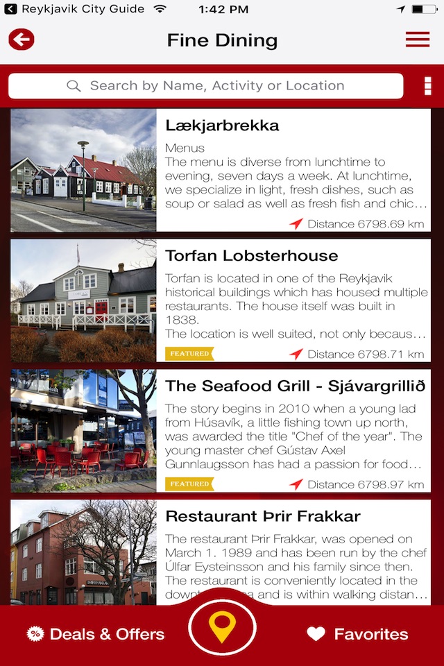 Reykjavik Restaurants & Bars screenshot 2