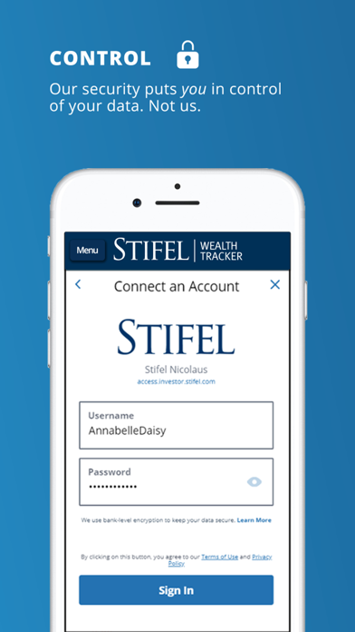 Stifel Wealth Tracker screenshot 2
