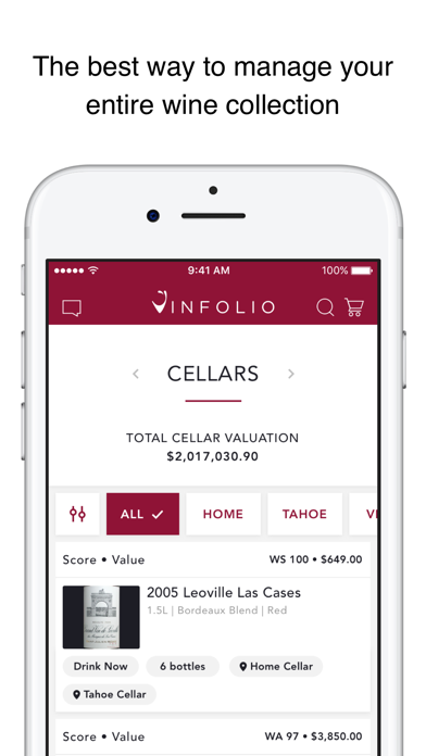 How to cancel & delete Vinfolio: World's Finest Wines from iphone & ipad 1