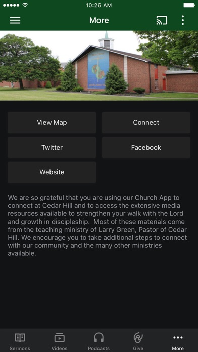 Cedar Hill Church App screenshot 3