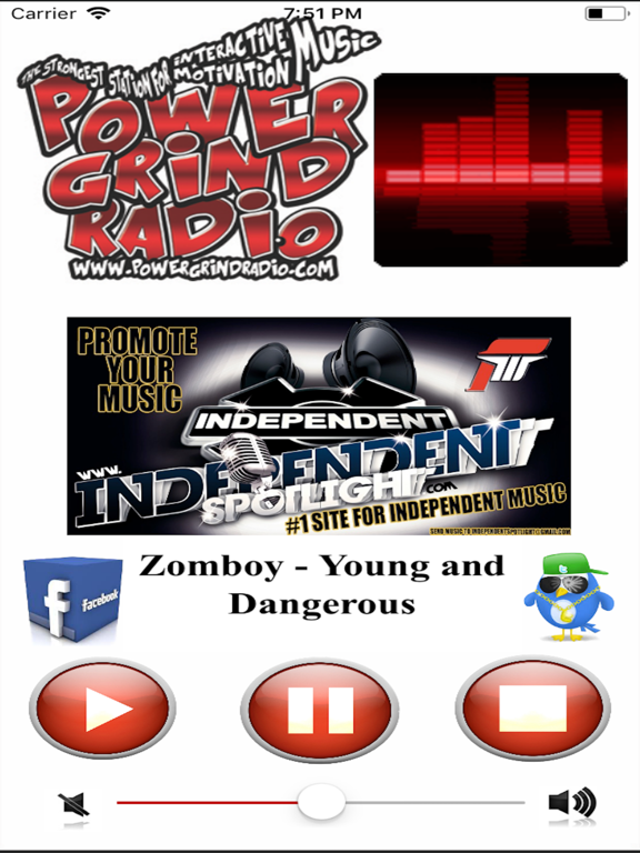 Screenshot #4 pour Power Grind Radio
