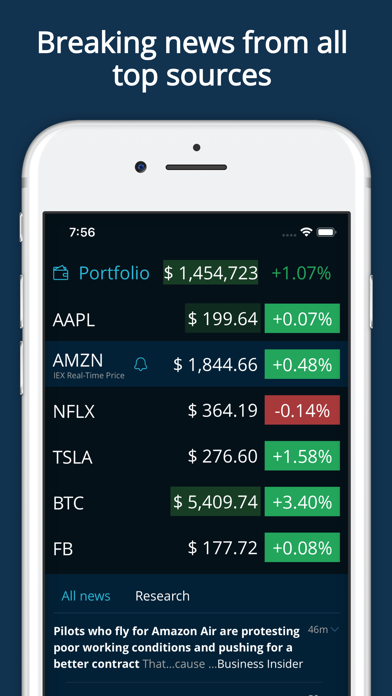 LiveQuote Stock Market Tracker screenshot 4