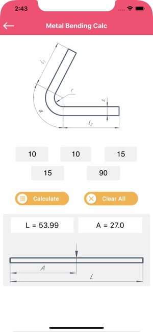 Metal Bending Calc(圖4)-速報App