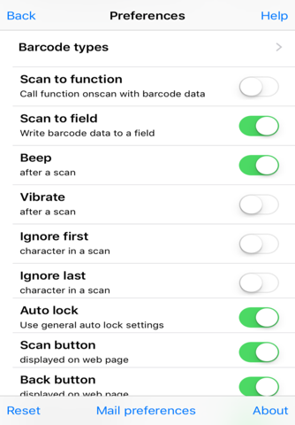 Barcode - to Web Scanner - náhled
