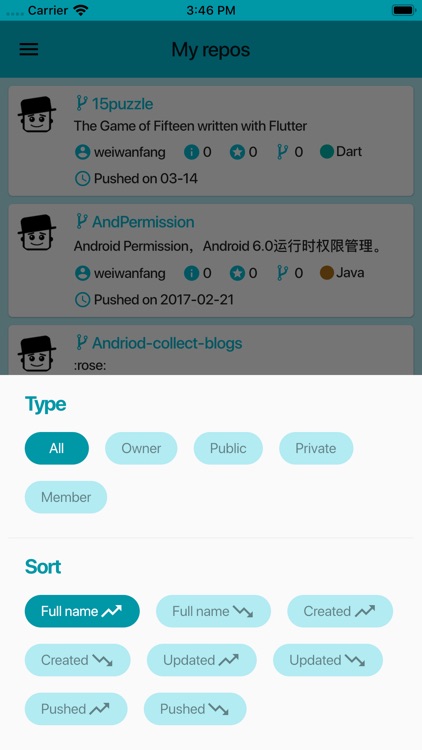 mGitHub screenshot-5