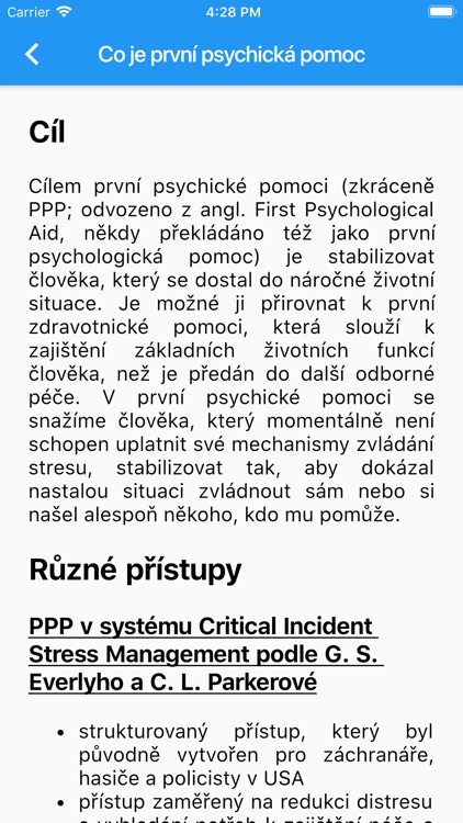 První Psychická Pomoc