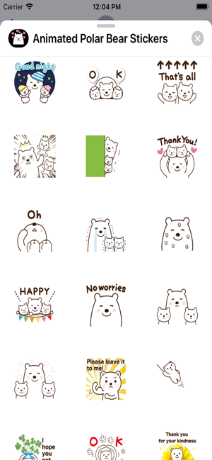 Animated Polar Bear Stickers(圖4)-速報App