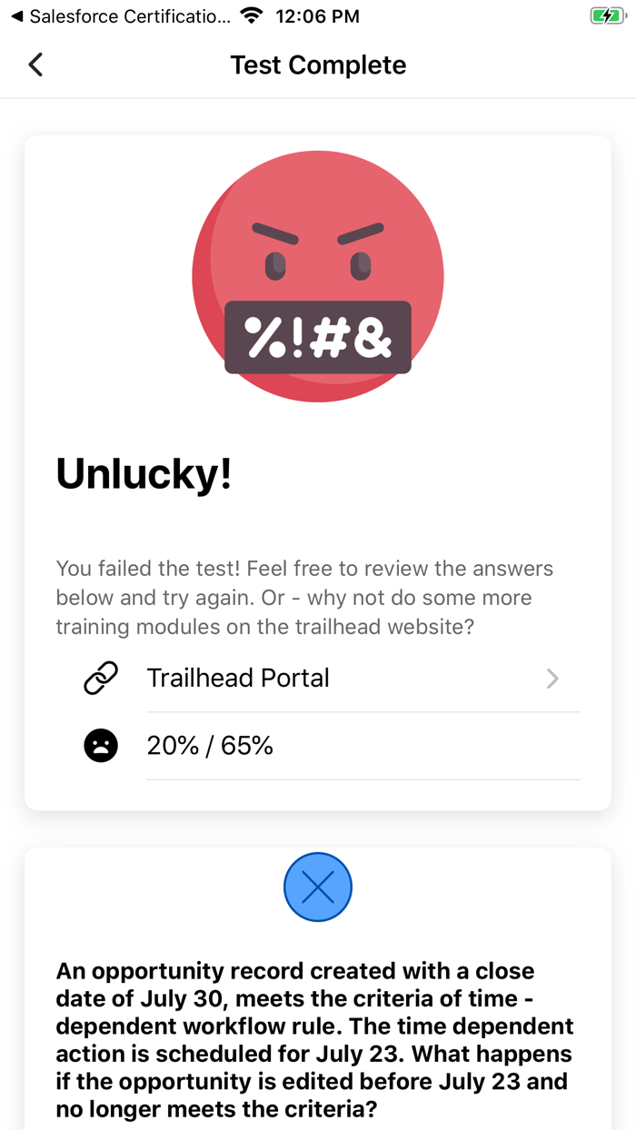 Force Trailhead Certificate