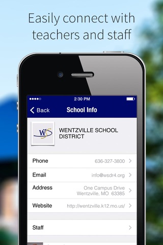 Wentzville School District screenshot 2