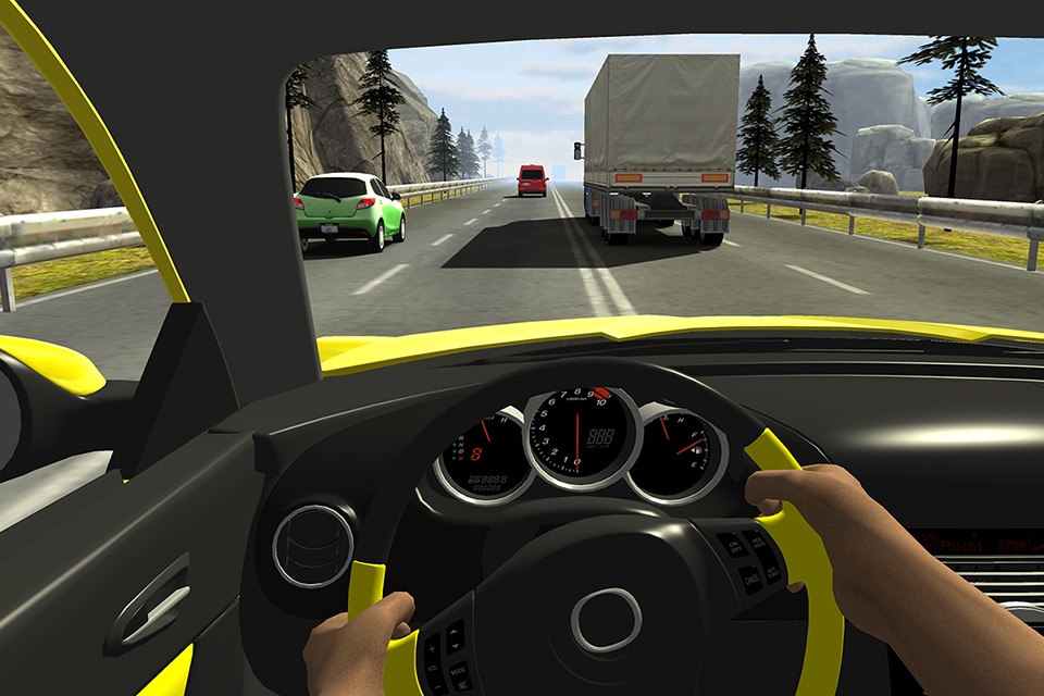 Racing in Car screenshot 2