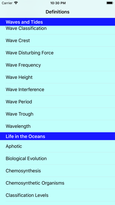 Oceanography Study Guide screenshot 3