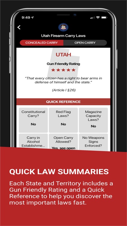 CCW & US Gun Laws - Legal Heat screenshot-0