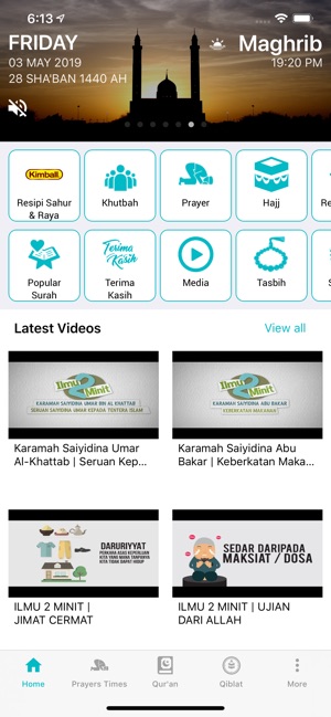 Raudhah - Quran, Azan, Qiblat(圖1)-速報App