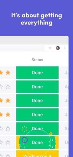 monday.com app screenshot