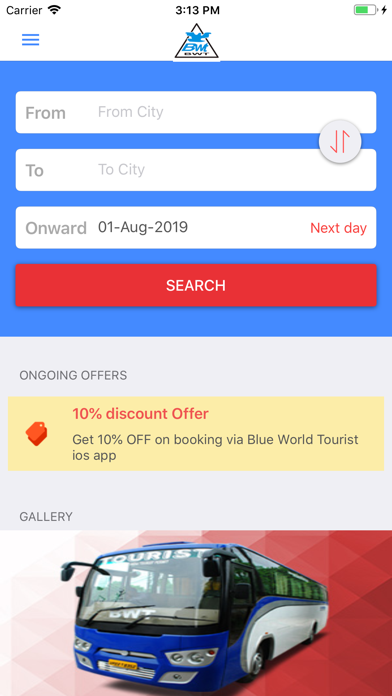 Blue World Tourist (P) Limited screenshot 2