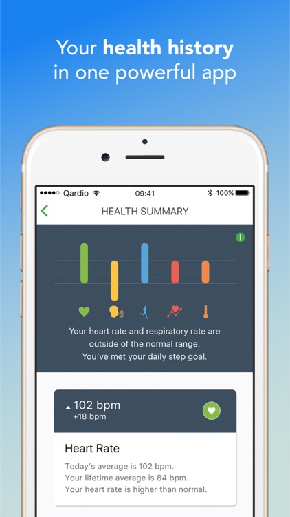 Qardio heart health screenshot-4