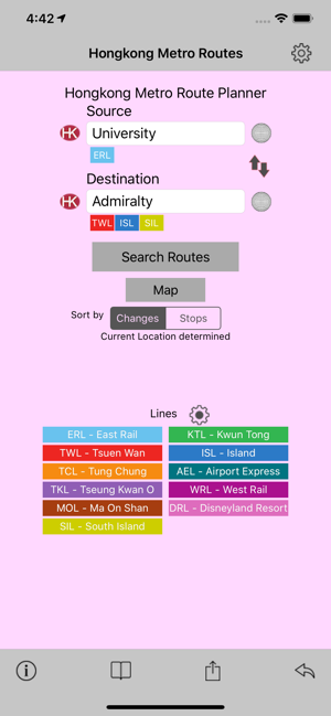 Hong Kong Metro Route Planner