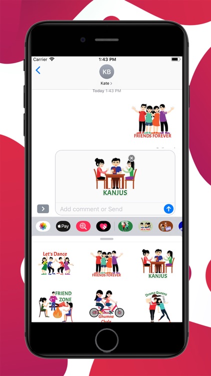 Friends Forever Sticker for iOS & Android