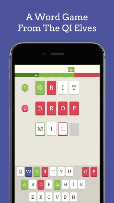 How to cancel & delete Qiktionary – The 4-letter Game from iphone & ipad 1