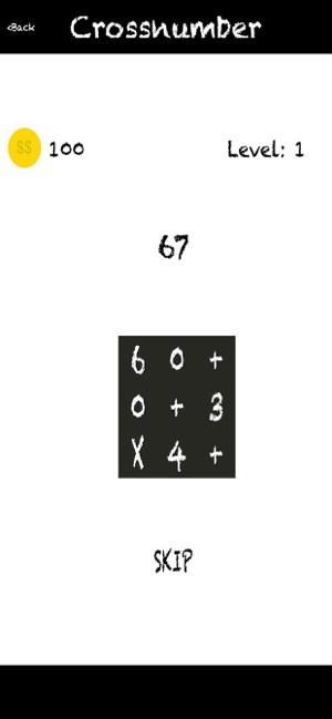 Crossnumber Game